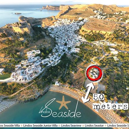 Lindos Seaview Apartment Bagian luar foto