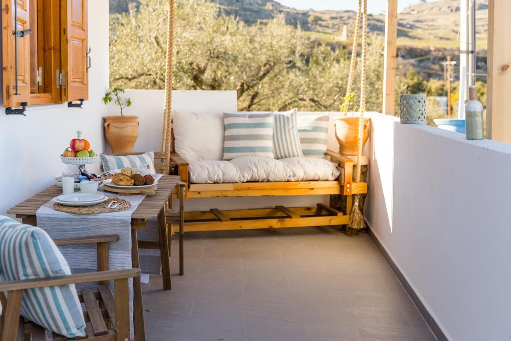 Lindos Seaview Apartment Bagian luar foto